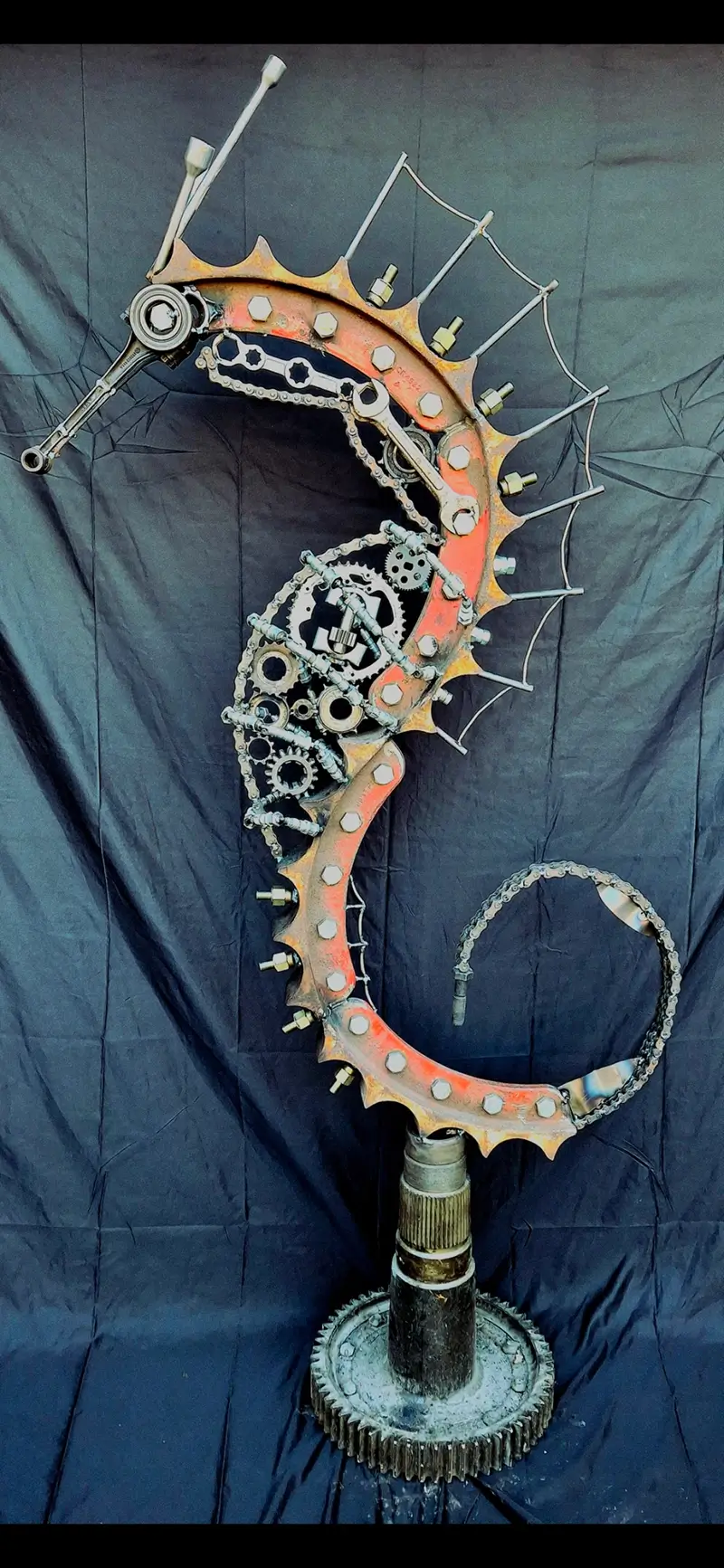 Zeepaard metal art Zeepaard metal art